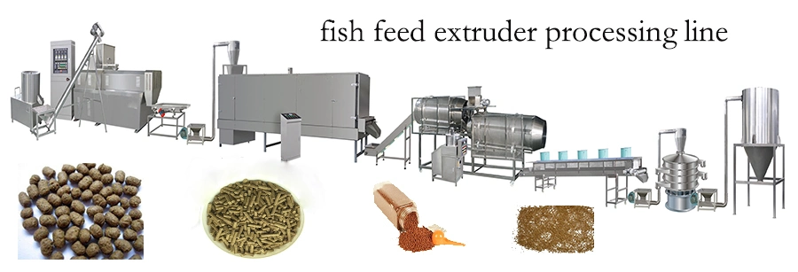 Manual Pellet Machine Fish Feed Floating Pet Fish Food Machinery Production Line