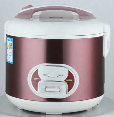 Ume Kitchenware デラックス OEM クラシック電気炊飯器 1.8 L シルバーとブラック 蒸し機能付き CE/CB/CCC